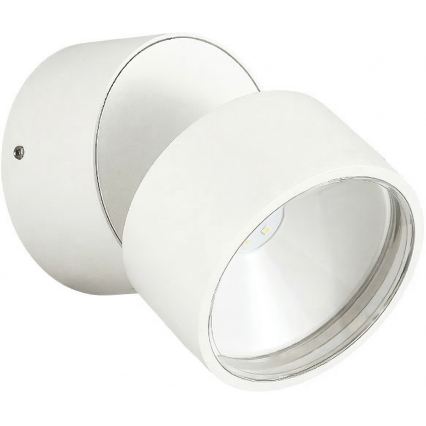 Ideal Lux - Aplique de parede LED para exterior OMEGA LED/7W/230V CRI 90 IP54 branco