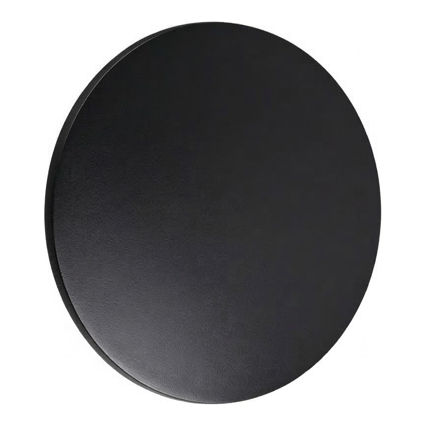Ideal Lux - Candeeiro de parede LED para exterior PUNTO LED/9W/230V IRC 90 Ø 18 cm IP54 preto