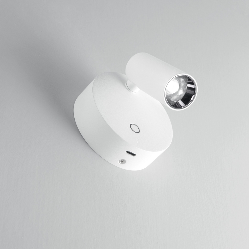 Ideal Lux - Aplique de parede spot LED táctil dimerizável ELF LED/3W/230V IRC 95 branco
