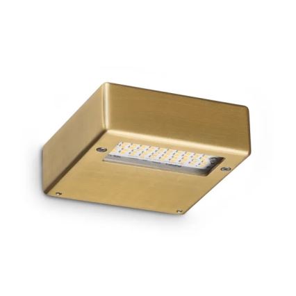 Ideal Lux - Aplique de parede LED TAB LED/24W/230V CRI 90 latão