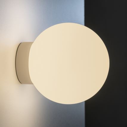 Ideal Lux - Aplique de parede MAPA 1xE27/42W/230V Ø 20 cm branco