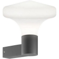 Ideal Lux - Aplique de parede para exterior CLIO 1xE27/42W/230V IP44 antracite