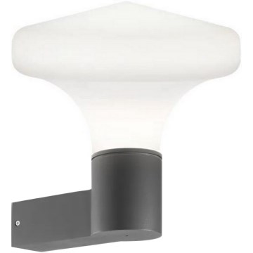 Ideal Lux - Aplique de parede para exterior CLIO 1xE27/42W/230V IP44 antracite