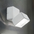 Ideal Lux - Aplique de parede para exterior OMEGA LED/7W/230V IRC 90 IP54 branco