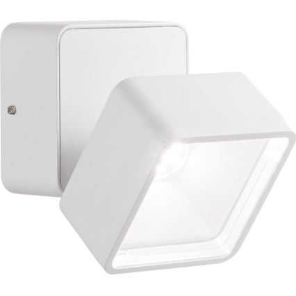 Ideal Lux - Aplique de parede para exterior OMEGA LED/7W/230V IRC 90 IP54 branco