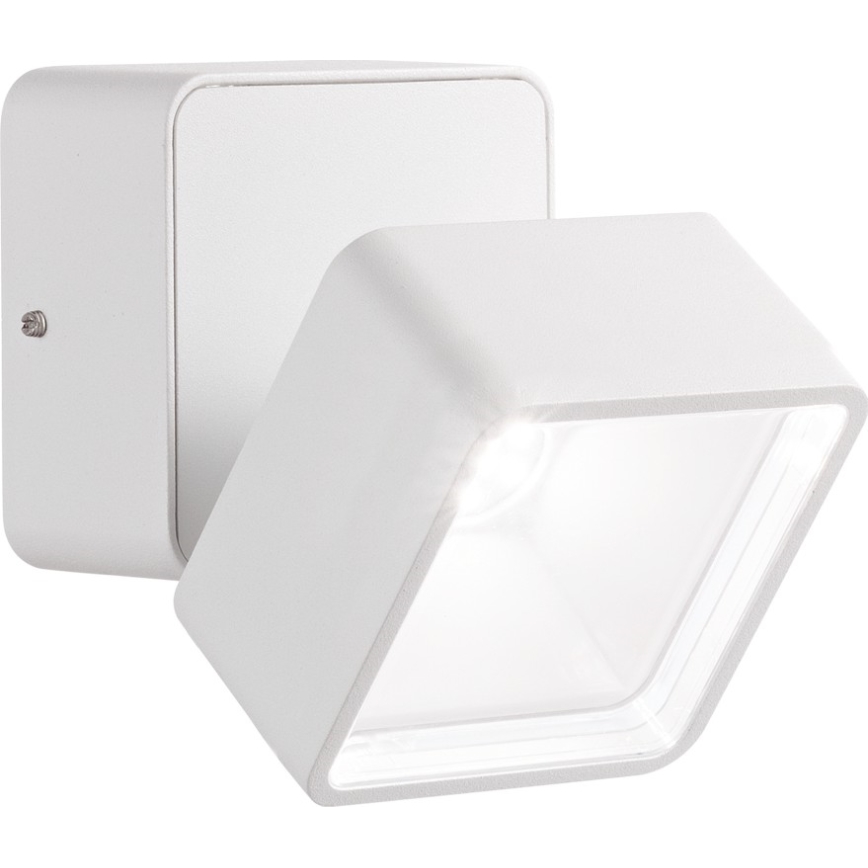 Ideal Lux - Aplique de parede para exterior OMEGA LED/7W/230V IRC 90 IP54 branco