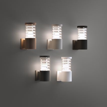 Ideal Lux - Aplique de parede para exterior TRONCO 1xE27/42W/230V IP44 preto