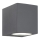 Ideal Lux - Aplique de parede para exterior UP 1xG9/15W/230V IP44 antracite