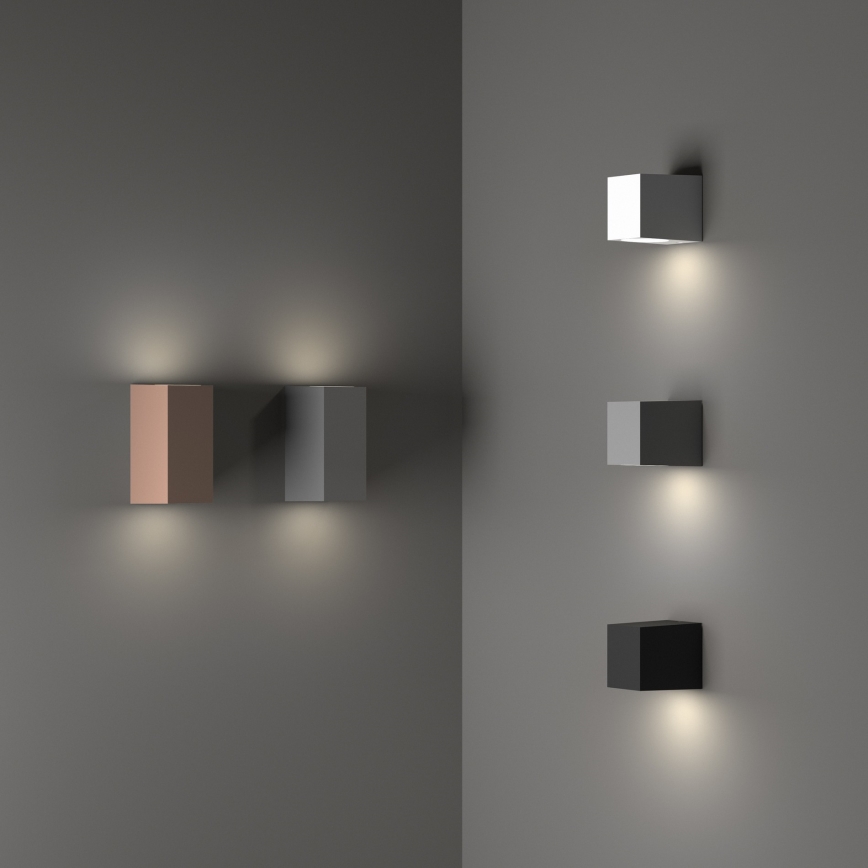 Ideal Lux - Aplique de parede para exterior UP 1xG9/15W/230V IP44 antracite