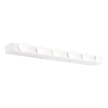Ideal Lux - Aplique de parede PRIVE 6xE14/40W/230V branco
