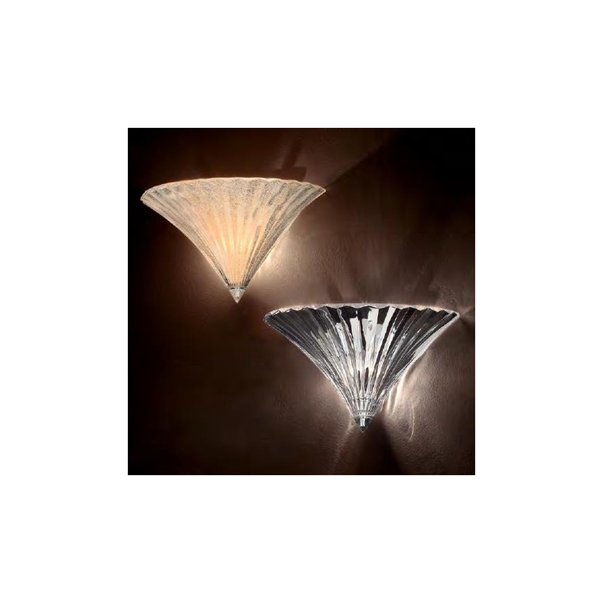 Ideal Lux - Aplique de parede SANTA 1xE14/40W/230V transparente