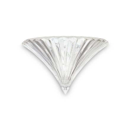 Ideal Lux - Aplique de parede SANTA 1xE14/40W/230V transparente