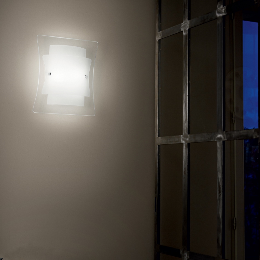 Ideal Lux - Aplique de parede TRIPLO 1xE27/60W/230V transparente