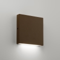Ideal Lux - Aplique LED de parede para exterior POST-IT LED/3W/12V IRC 90 castanho