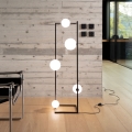 Ideal Lux - Candeeiro de chão LED ANGOLO 5xG9/3W/230V preto