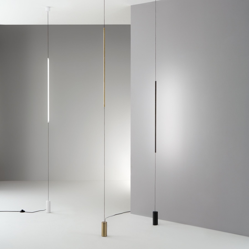 Ideal Lux - Candeeiro de chão LED FILO LED/14W/230V 2700K CRI 90 branco