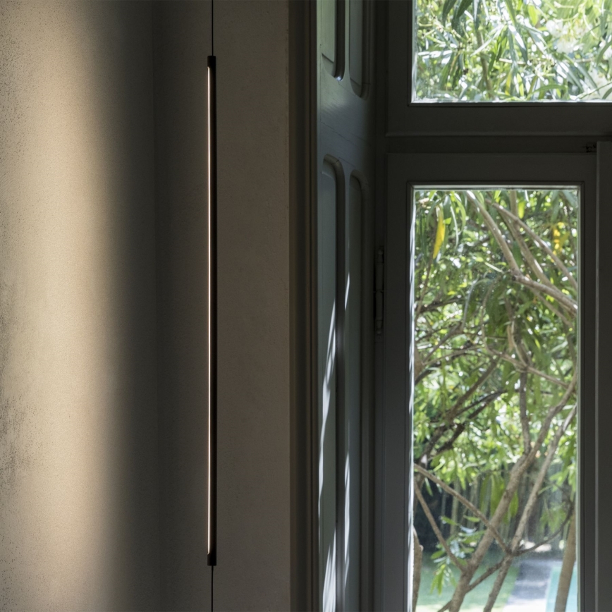 Ideal Lux - Candeeiro de chão LED FILO LED/14W/230V 2700K CRI 90 preto