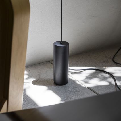 Ideal Lux - Candeeiro de chão LED FILO LED/14W/230V 2700K CRI 90 preto