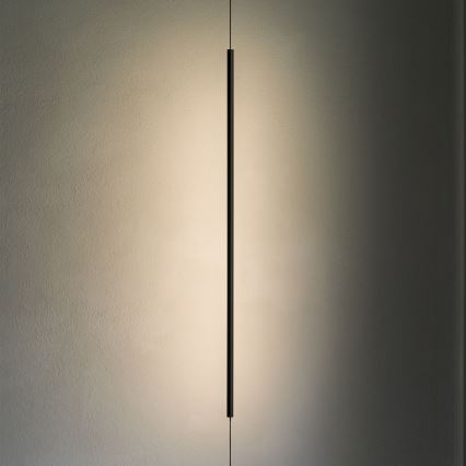 Ideal Lux - Candeeiro de chão LED FILO LED/14W/230V 2700K CRI 90 preto