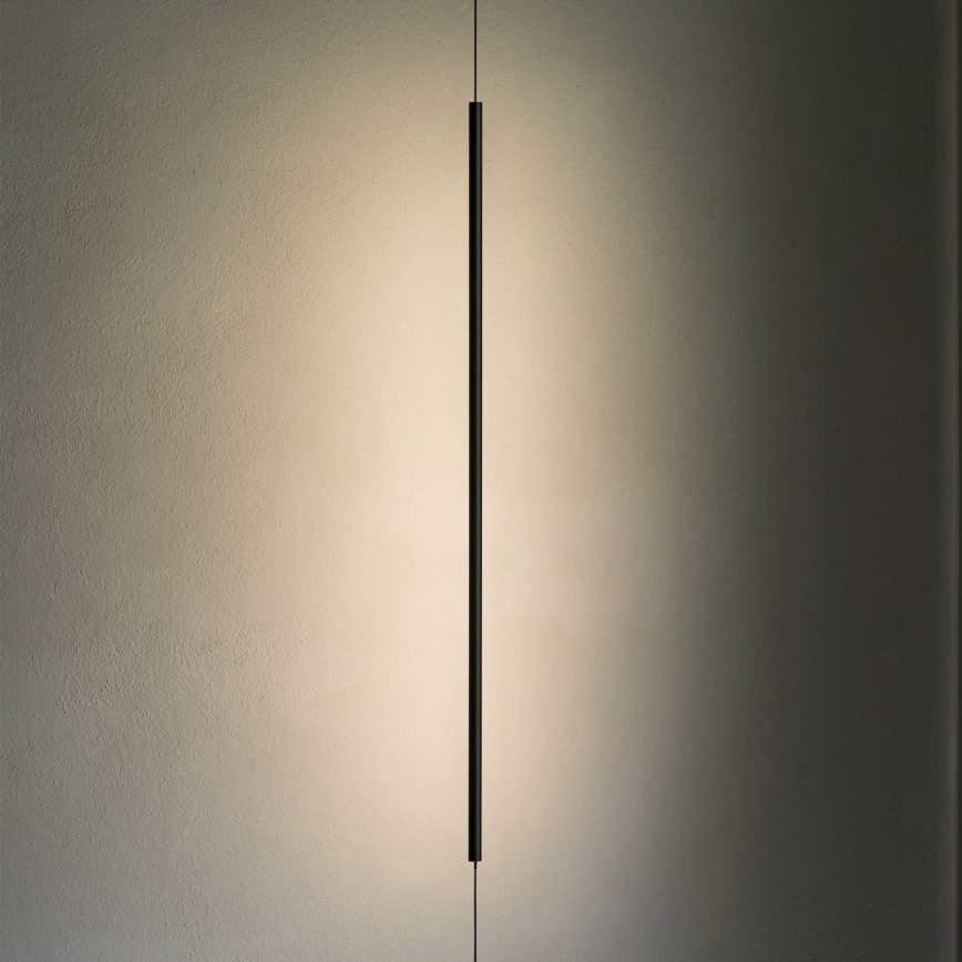 Ideal Lux - Candeeiro de chão LED FILO LED/14W/230V 2700K CRI 90 preto