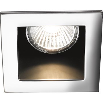 Ideal Lux - Candeeiro de embutir FUNKY 1xGU10/50W/230V 9x9 cm cromado brilhante