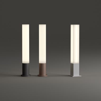 Ideal Lux - Candeeiro de exterior EDO OUTDOOR 1xGX53/15W/230V 80 cm IP65 castanho