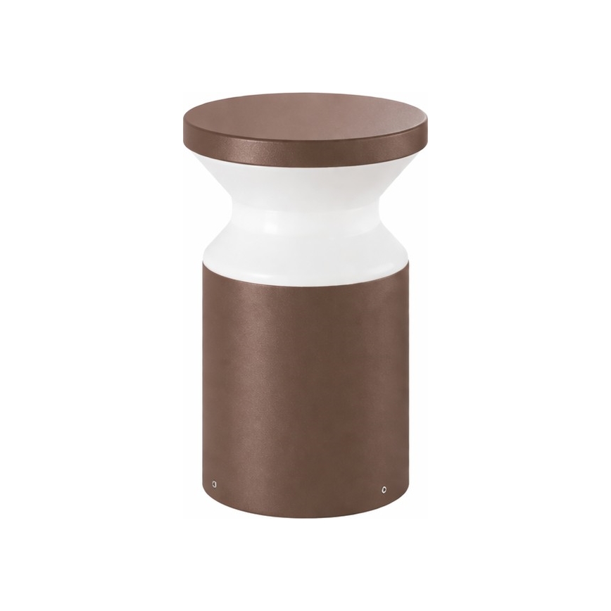 Ideal Lux - Candeeiro de exterior TORRE 1xE27/15W/230V 22 cm IP65 castanho
