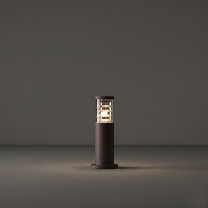 Ideal Lux - Candeeiro de exterior TRONCO 1xE27/42W/230V 40 cm IP65 castanho