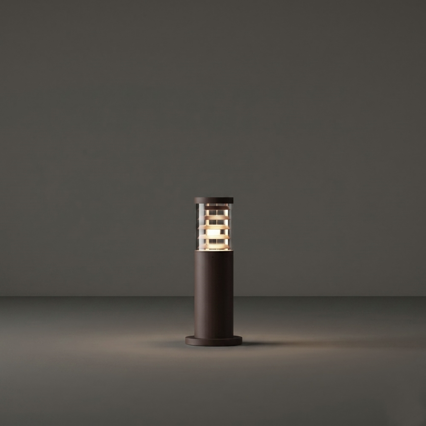 Ideal Lux - Candeeiro de exterior TRONCO 1xE27/42W/230V 40 cm IP65 castanho