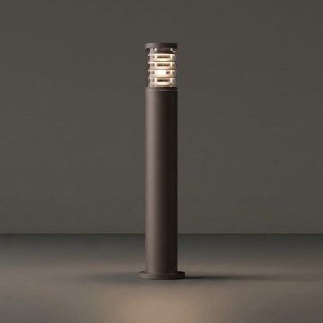 Ideal Lux - Candeeiro de exterior TRONCO 1xE27/42W/230V 80 cm IP65 castanho