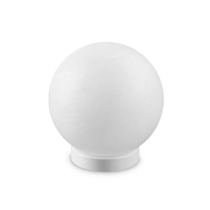 Ideal Lux - Candeeiro de mesa CARTA 1xE27/25W/230V diâmetro 20 cm branco