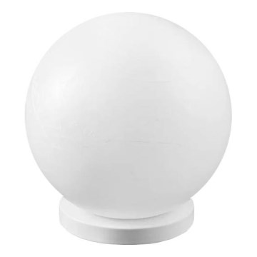 Ideal Lux - Candeeiro de mesa CARTA 1xE27/25W/230V diâmetro 30 cm branco