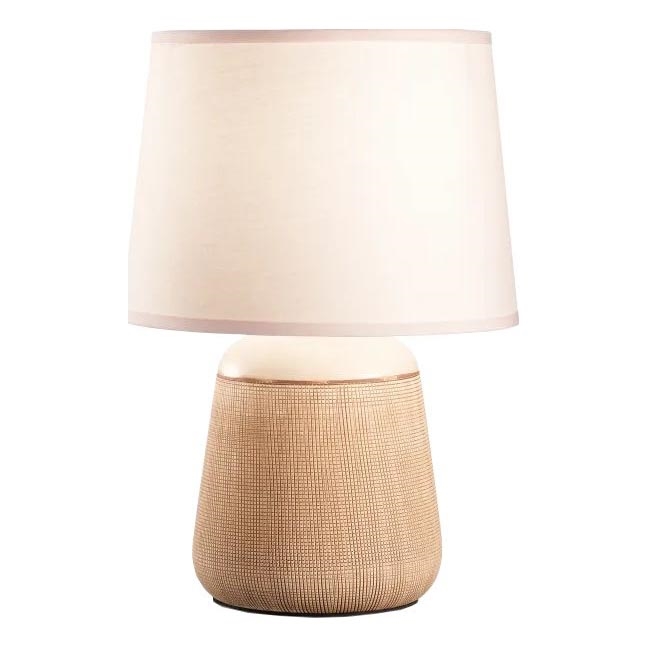 Ideal Lux - Candeeiro de mesa KALI 1xE14/40W/230V cerâmica/creme/bege