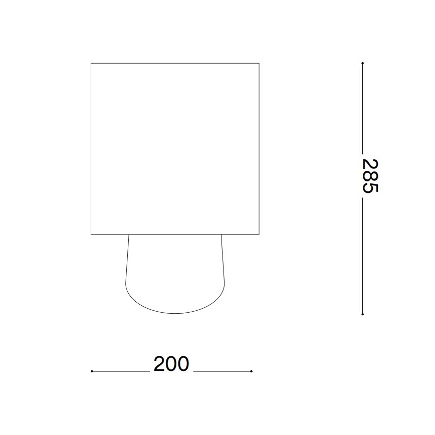 Ideal Lux - Candeeiro de mesa KALI 1xE14/40W/230V creme/bege