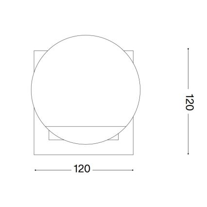 Ideal Lux - Candeeiro de mesa LED ANGOLO 1xG9/3W/230V latão