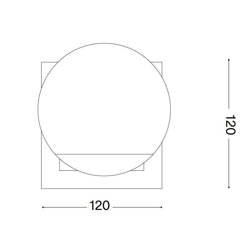 Ideal Lux - Candeeiro de mesa LED ANGOLO 1xG9/3W/230V latão