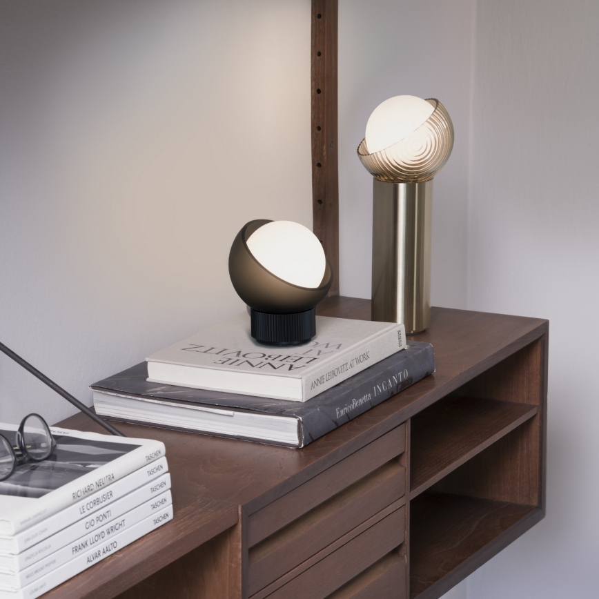 Ideal Lux - Candeeiro de mesa LED BLOOM 1xG9/3W/230V dourado/bege fumê