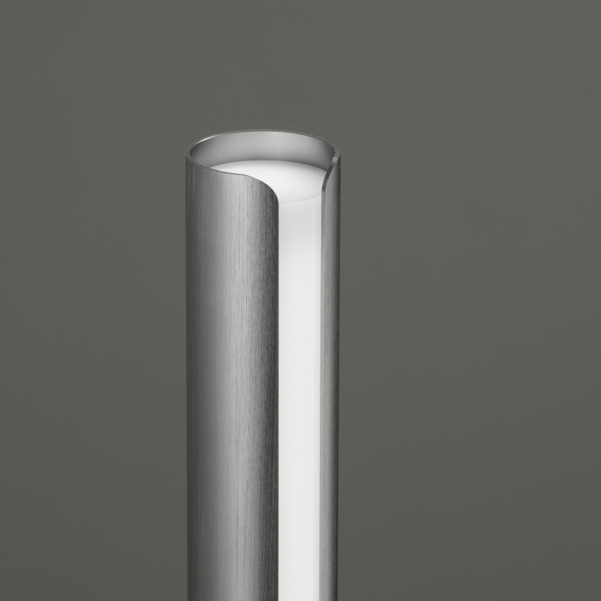 Ideal Lux - Candeeiro de mesa LED dimerizável DORICA LED/8W/230V CRI 90 cinzento