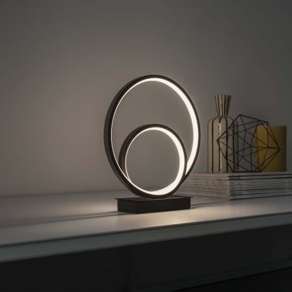 Ideal Lux - Candeeiro de mesa LED OZ LED/22W/230V CRI 90 preto