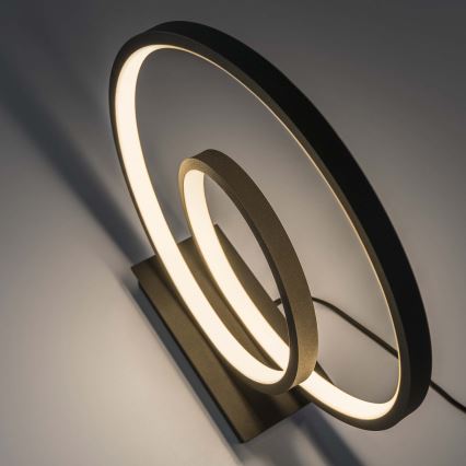 Ideal Lux - Candeeiro de mesa LED OZ LED/22W/230V CRI 90 preto