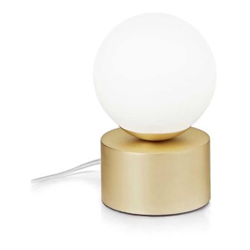 Ideal Lux - Candeeiro de mesa LED PERLAGE 1xG9/3W/230V dourado/branco