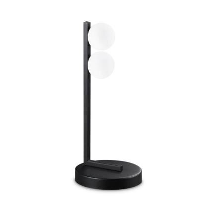 Ideal Lux - Candeeiro de mesa LED PING PONG 2xLED/3W/230V CRI 90 preto