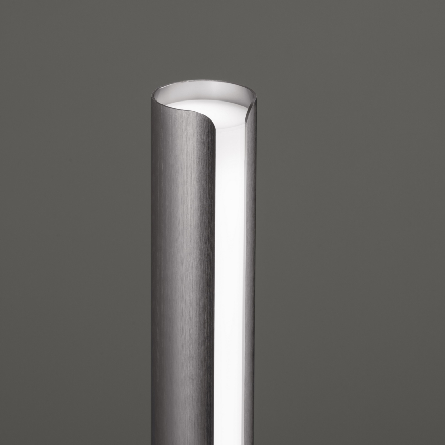 Ideal Lux - Candeeiro de mesa LED regulável DORICA LED/8W/230V CRI 90 cromo fosco