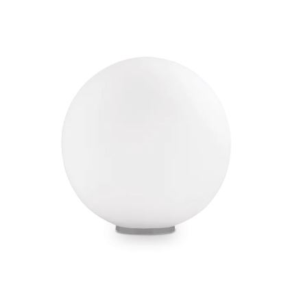 Ideal Lux - Candeeiro de mesa MAPA 1xE27/42W/230V Ø 20 cm branco
