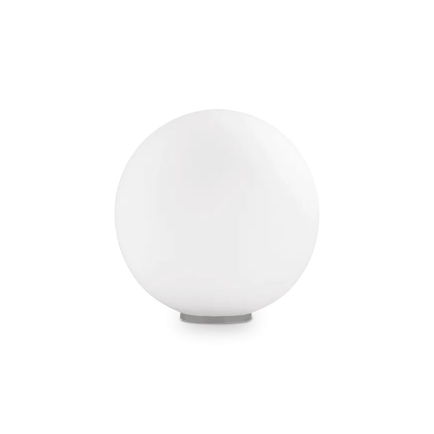Ideal Lux - Candeeiro de mesa MAPA 1xE27/42W/230V Ø 20 cm branco