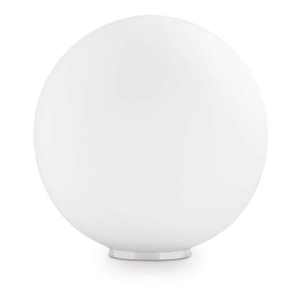 Ideal Lux - Candeeiro de mesa MAPA 1xE27/42W/230V Ø 40 cm branco