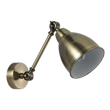 Ideal Lux - Candeeiro de parede 1xE27/60W/230V bronze