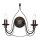Ideal Lux - Candeeiro de parede CORTE 2xE14/40W/230V em cobre