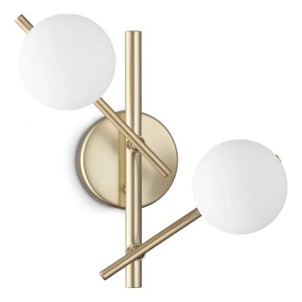 Ideal Lux - Candeeiro de parede LED ATLAS 2xG9/3W/230V dourado