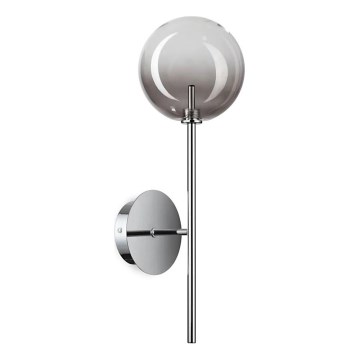 Ideal Lux - Candeeiro de parede LED EQUINOXE 1xG4/2W/230V cromado brilhante/fumado